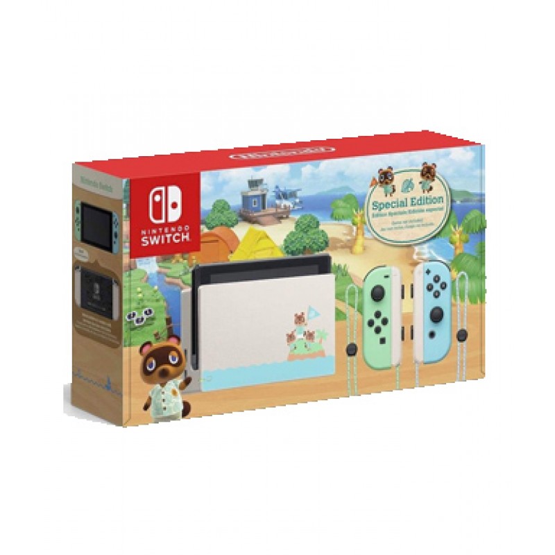 Nintendo Switch Console Animal Crossing Edition